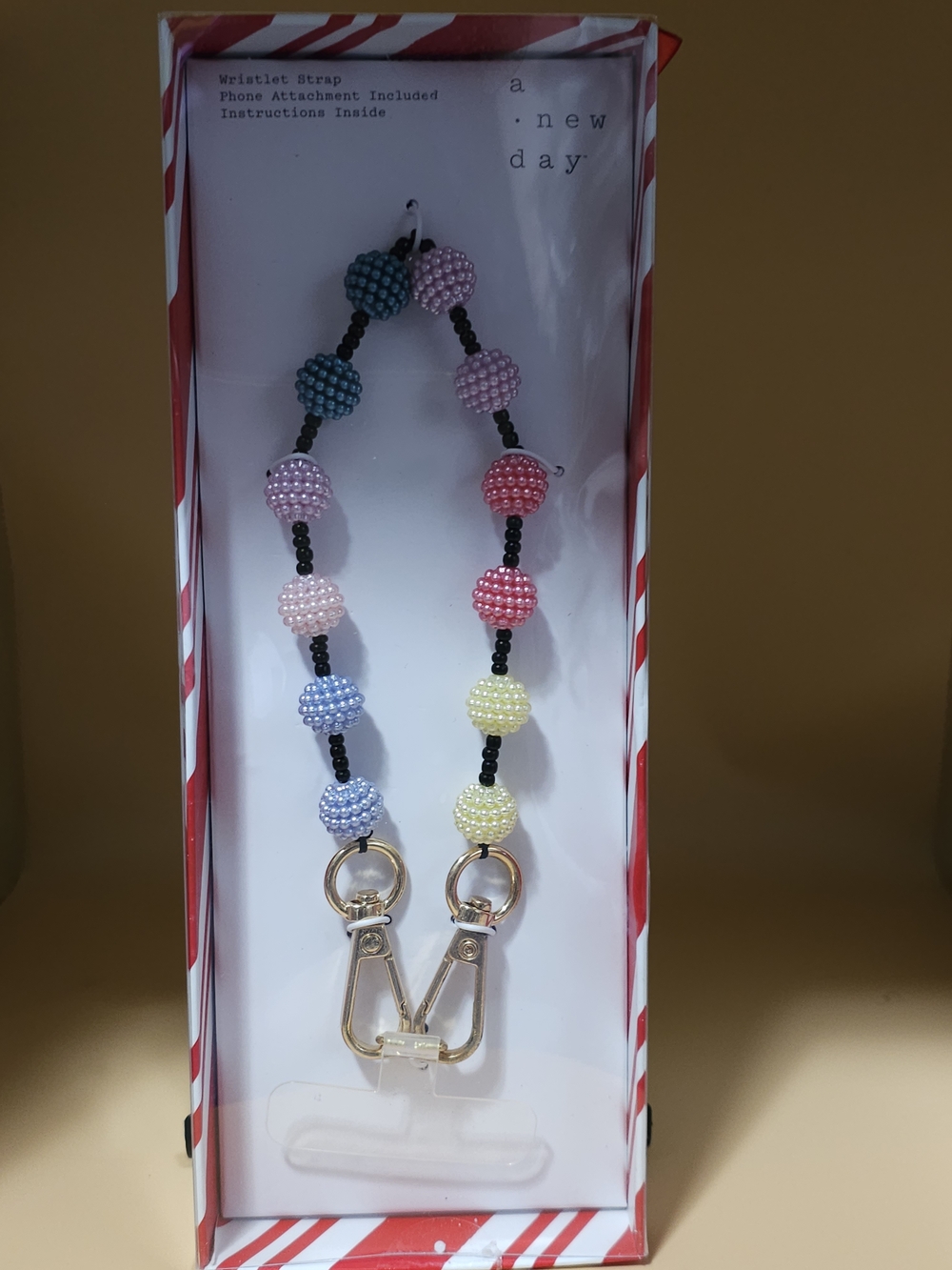 Multi Beaded Phone Wrist Strap